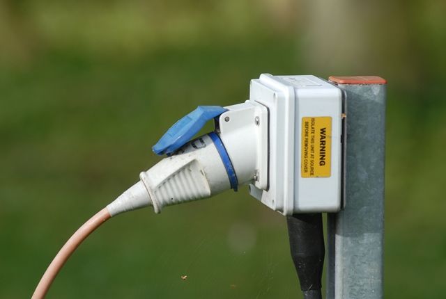 electricity bollard