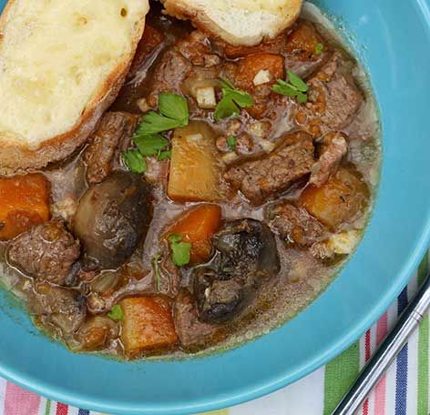 Harvest Festival Beef, Ale and Pumpkin stew