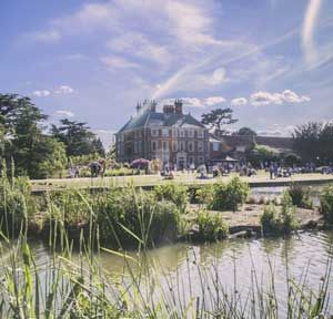 Forty Hall in the summer