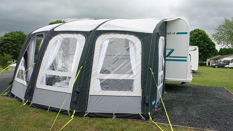 The Ace Air Pro is a large porch awning