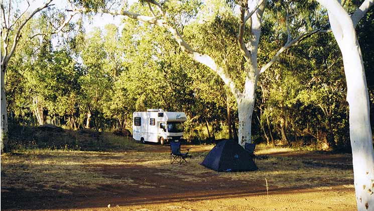 Bush camping, Western Australia