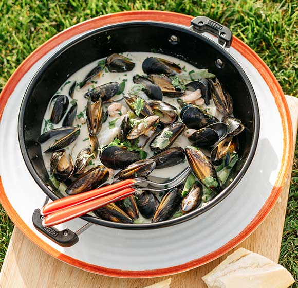 Thai-style seafood curry