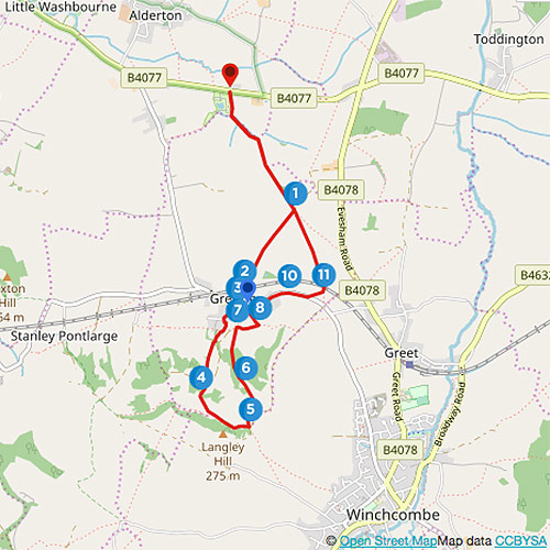 Club Site to Langley Hill walk The Camping and Caravanning