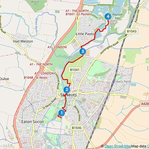 St Neots Club Site walks The Camping and Caravanning Club