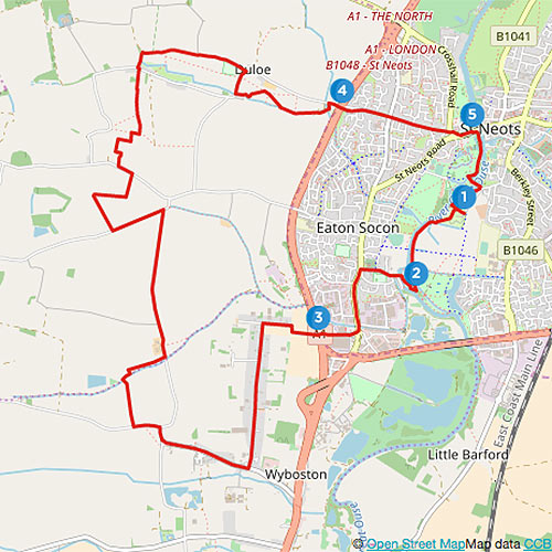 St Neots Club Site walks The Camping and Caravanning Club