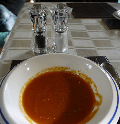 Curried parsnip soup