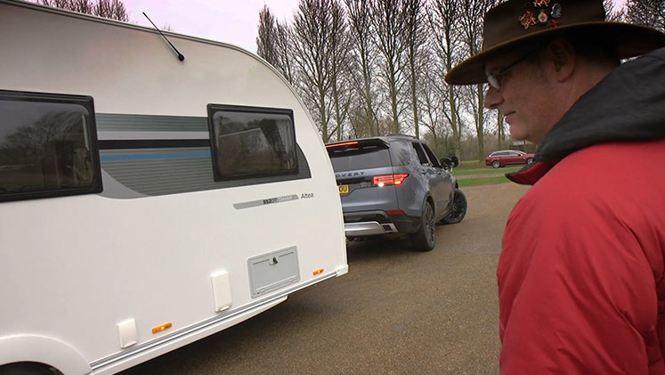 How to reverse your caravan