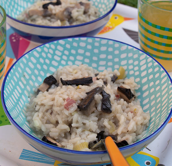 Mushroom risotto