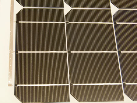 Monocrystaline solar cells
