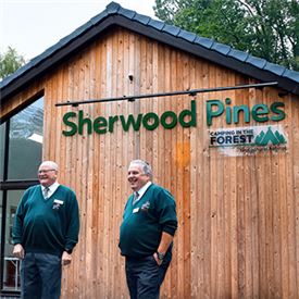 Club officials visit Sherwood Pines