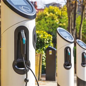 Electric-car charging points take over