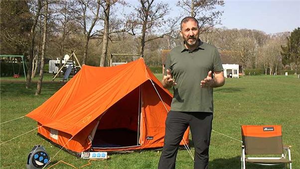 How to connect to a hook-up with your tent