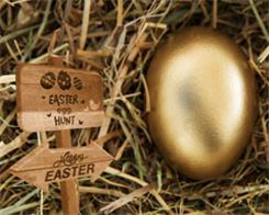 Birling Gap Easter egg hunt