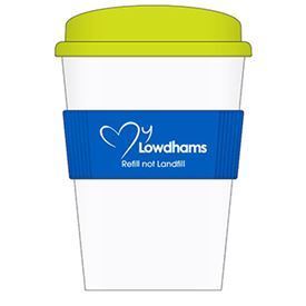 Lowdhams offers free reusable coffee cups