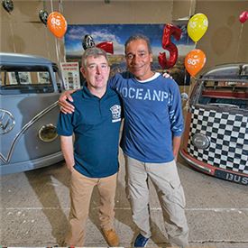 VW Samba twins celebrate their 65th birthday