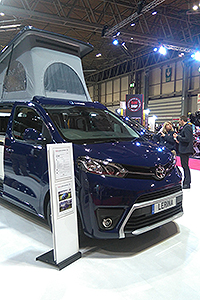 The Proace Lerina was on the Toyota stand