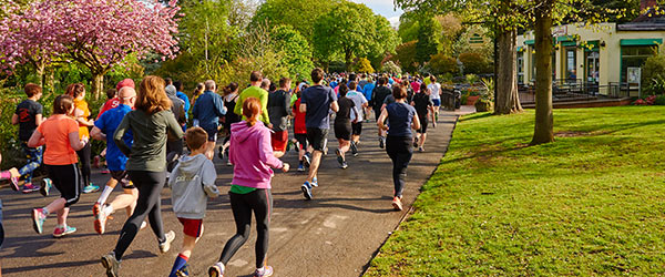 parkrun takes place in many parks and green spaces around the country