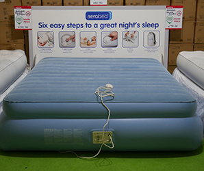 This airbed means you can put some distance between you and the ground