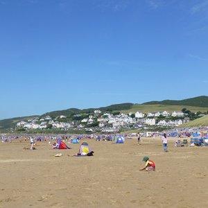 Woolacombe in North Devon is a popular beach with families, says Print Editor Stuart Kidman