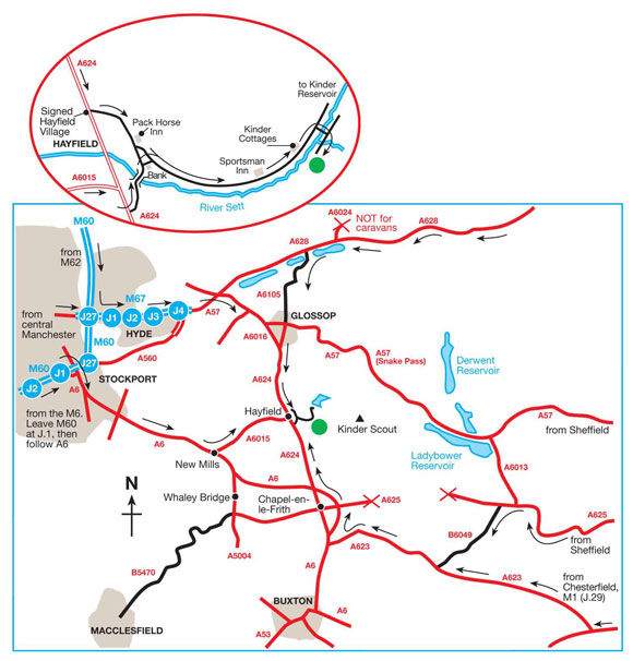 Hayfield Campsite Explore Derbyshire from Hayfield Campsite The